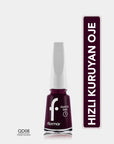 Flormar Quick Dry Nail Polish 008 Tender Salmon Fast Drying