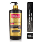 Bioblas Professional Black Garlic Shampoo for Hair Loss - 33.81 fl oz Nourishing Daily Use - view 2