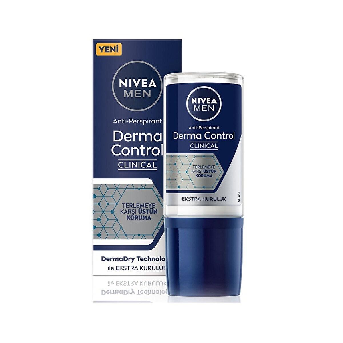 NIVEA Men Derma Control Clinical Anti-Perspirant Roll-On Deodorant for Men - Strong Protection, Long Lasting Freshness NIVEA Men Derma Control Clinical Deodorant - Strong Protection NIVEA Men Deodorant, Anti-Perspirant Roll-On, Derma Control Clinical, Strong Protection for Men, Long Lasting Freshness Deodorant, men's grooming, anti-perspirant deodorant, roll-on deodorant, clinical strength deodorant, sweat protection, body odor control, men's hygiene, personal care, cosmetics