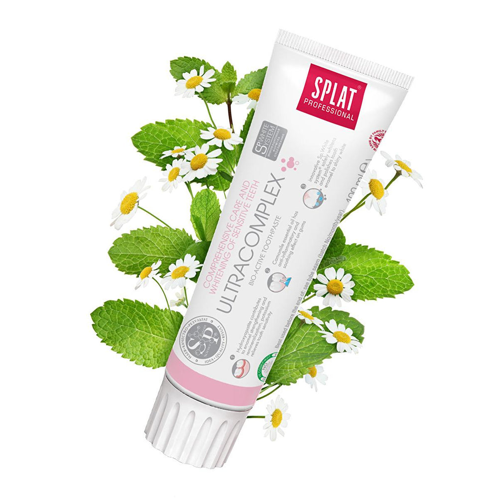 Splat Ultra Complex Toothpaste 100ml - Fluoride-Free, Natural Oral Care for Healthy Teeth and Gums - Toothpaste