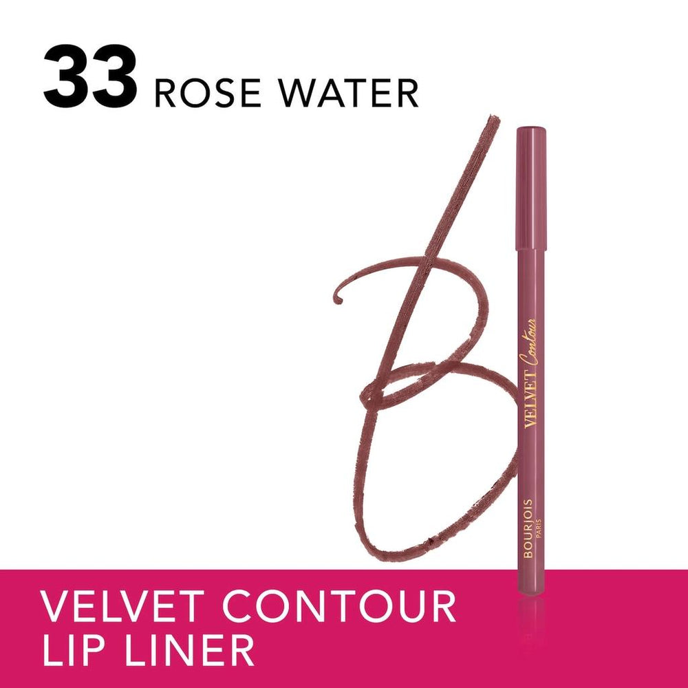 Bourjois Velvet Contour Lip Liner 33 Rose Water Matte Lip Pencil