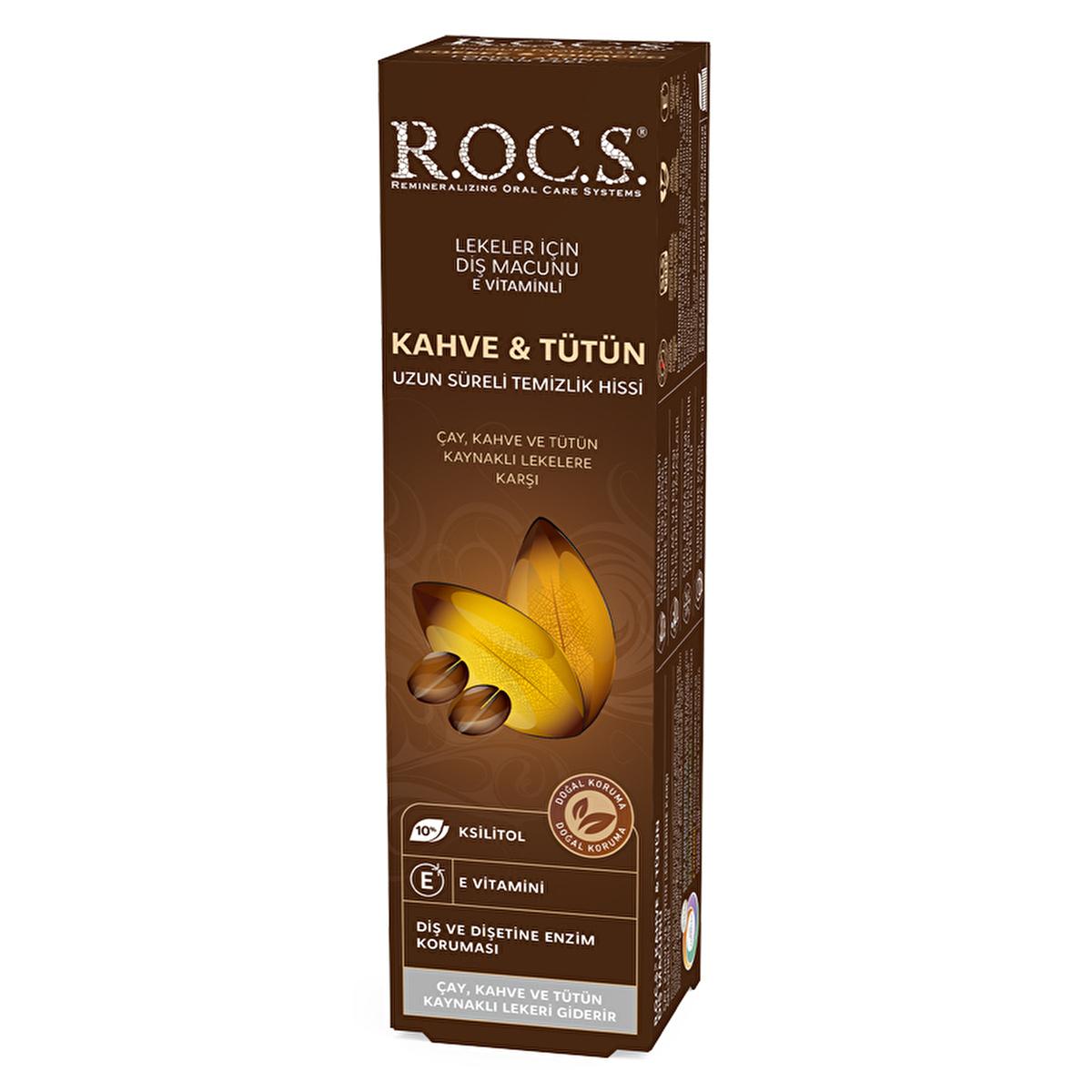 Rocs Coffee & Tobacco Stain Removal Toothpaste: Whiten Teeth, Fight Plaque & Cavities - For Coffee, Tea & Tobacco Users Rocs Toothpaste: Whiten Teeth, Remove Coffee & Tobacco Stains teeth whitening toothpaste, tobacco stain removal toothpaste, coffee stain removal toothpaste, anti-plaque toothpaste, cavity protection toothpaste, Rocs toothpaste, Rocs stain removal, Rocs Coffee & Tobacco, whitening toothpaste, toothpaste, teeth whitening, stain removal, anti-plaque, cavity protection, dental hygiene, oral ca