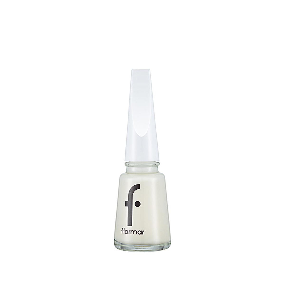 Flormar High Pigment White Nail Polish: Long Lasting, Chip Resistant, Glossy Finish & Enriched with Minerals for Nail Care Flormar White Nail Polish: High Pigment, Long Lasting & Chip Resistant nail polish, high pigment nail polish, long lasting nail polish, chip resistant nail polish, glossy nail polish, Flormar nail enamel, white nail polish, nail care polish, nail color, nail lacquer, manicure, pedicure, nail art, women's nail polish, mineral enriched nail polish, strong nails, healthy nails, white color