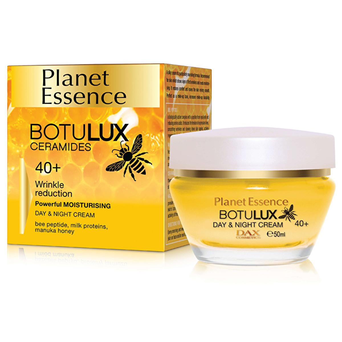 Planet Essence Anti-aging Day and Night Cream for Mature Skin 40+ - Moisturizing, Anti-wrinkle, 1.69 fl oz Planet Essence Anti-aging Day & Night Cream 40+ - Moisturizing & Anti-wrinkle anti-aging cream, day and night cream, moisturizing cream, anti-wrinkle cream, 40+ skincare, mature skin, seramide, Manuka honey, bee peptide, milk proteins, skincare, cosmetics, face cream, neck cream, décolletage cream, hydration, nourishment, fine lines, wrinkles, dry skin, aging skin, beauty products, skincare routine, da