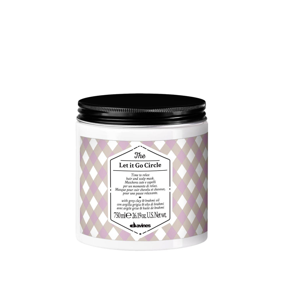 Davines The Let It Go Circle Hair Relaxing Mask 750ml - Nourishing & Large Capacity Davines The Let It Go Circle Hair Mask 750ml Davines The Let It Go Circle, Hair Relaxing Mask, Hair Nourishment, Large Capacity Hair Mask, Affordable Hair Care, Hair Care Products, Relaxation, Nourishment, Dry Hair Repair, Damaged Hair Repair, Hair Health, Manageability, Hair Care Routine, 750ml, Value for Money, Budget-Friendly