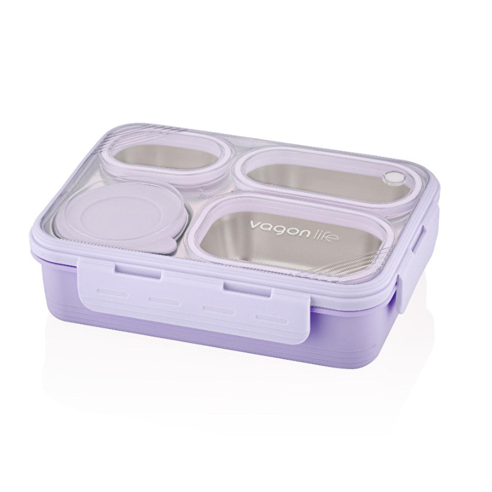 Vagon Life 800ml Stainless Steel Lunch Box - Leakproof Bento Box for Meal Prep, Dishwasher Safe Food Container Vagon Life Stainless Steel Lunch Box - Leakproof Bento Box 800ml stainless steel lunch box, bento box, food container, lunch container, meal prep container, leakproof lunch box, dishwasher safe lunch box, 800ml lunch box, steel lunchbox, metal bento box, stainless steel container, lunchbox, food storage, meal container, bento box, lunch box for adults, lunch box for kids, lunch box for work, lunch 