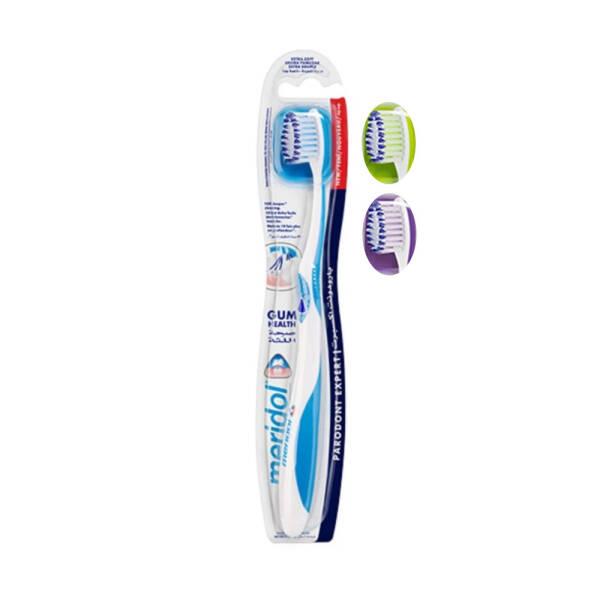 Meridol Extra Soft Manual Toothbrush for Sensitive Teeth and Gums - Gentle Oral Care Toothbrush - Toothpaste
