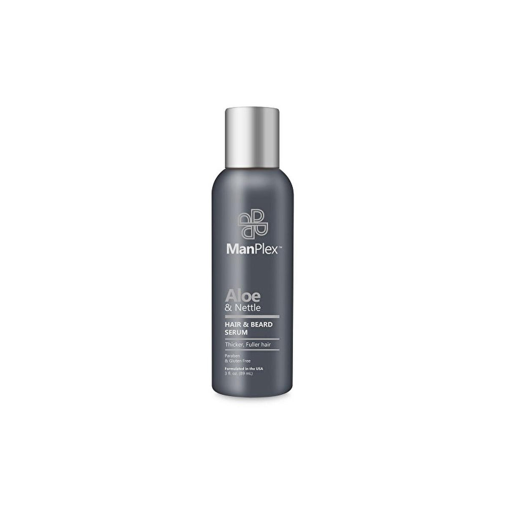 Man Plex Men's Hair and Beard Serum - 3.01 fl oz, Natural Ingredients for Softness and Nourishment - Hair Oil