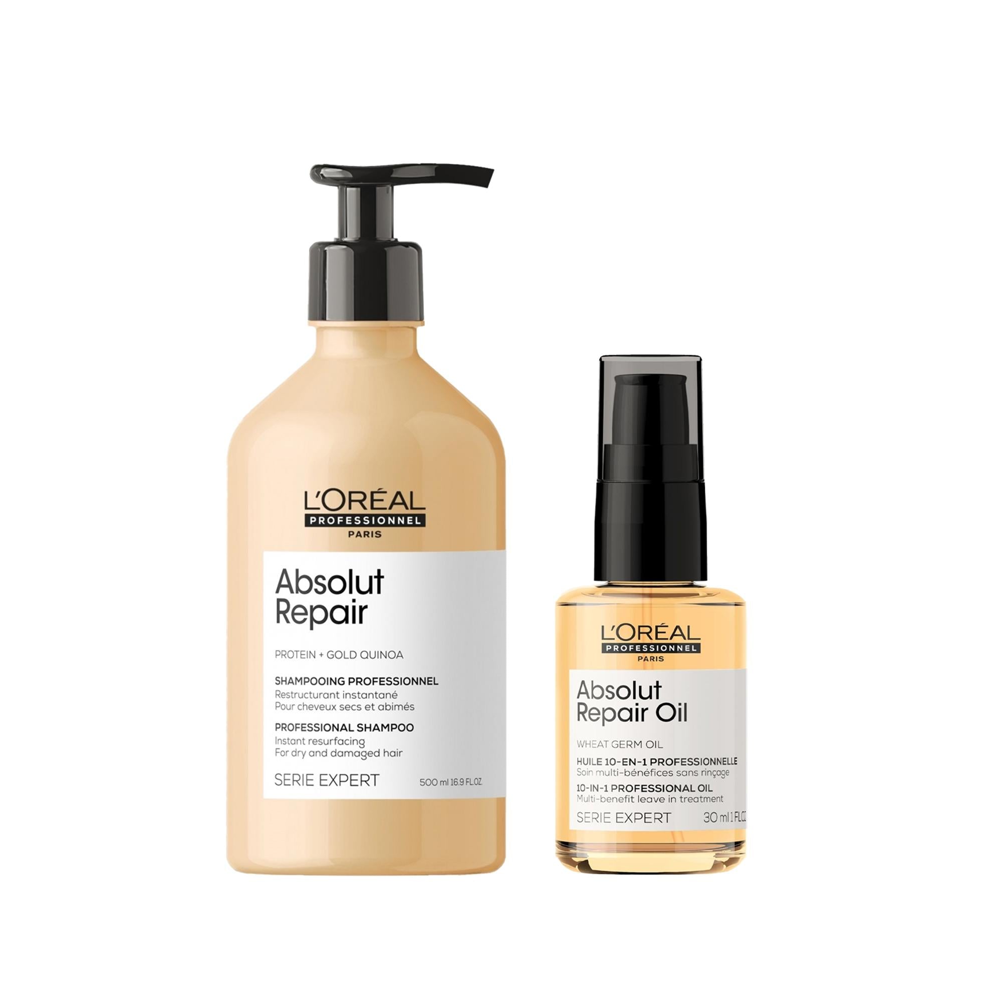Loreal Professionnel Paris Serie Expert Absolut Repair Hair Care Set - Professional Hair Repair Products for Damaged Hair Loreal Professionnel Absolut Repair Hair Care Set Loreal Professionnel Absolut Repair, Hair Repair Set, Loreal Paris Hair Care, Professional Hair Repair Products, Hair Care Trial Set, Damaged Hair Repair, Salon Quality Hair Care, Travel Hair Care, Hair Care for Damaged Hair, Professional Hair Care Products