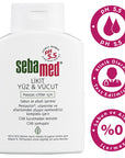 Sebamed Liquid Face and Body Cleanser - Gentle pH 5.5 Skincare for Sensitive Skin, Moisturizing & Vitamin-Enriched - Cleanser