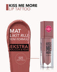 Flormar Liquid Matte Lipstick - Long Lasting, Moisturizing Lip Color with 24-Hour Hydration - Kiss Me More Ekstra - view 3