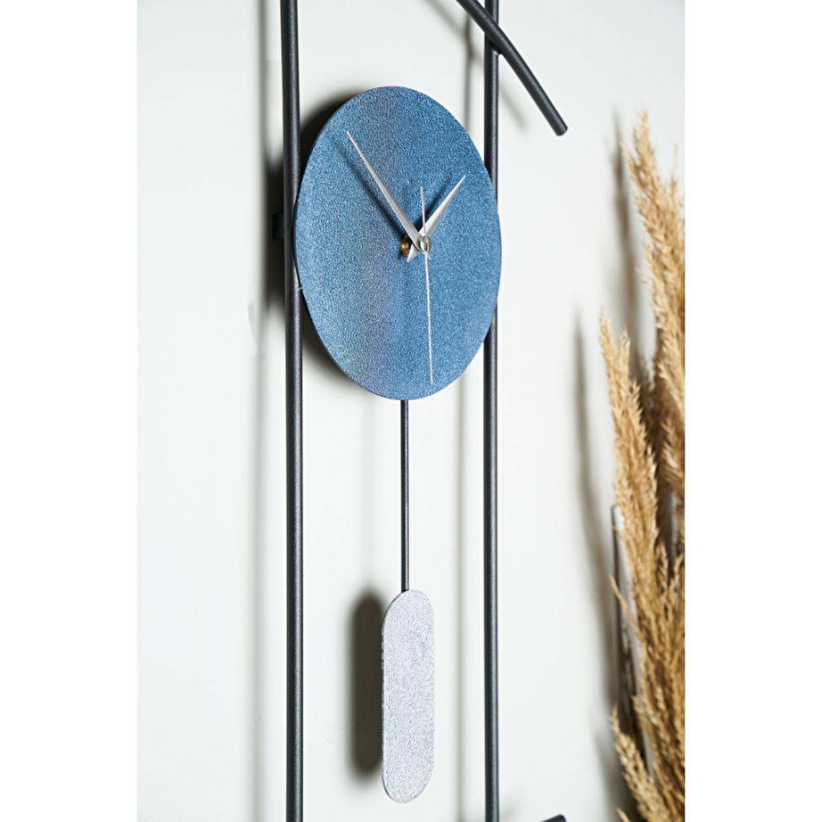 Muyika Ken: Large Metal Wall Clock - 29.5" Silent Modern Decorative Clock for Living Room, Bedroom - Hand Painted Accents Muyika Ken Metal Wall Clock: Large, Silent & Modern | [Brand]  metal wall clock, large wall clock, silent wall clock, decorative wall clock, modern wall clock, 75 cm wall clock, metal clock, hand painted wall clock, living room clock, bedroom clock, clock, wall decor, home decor, silent clock, non-ticking clock, metal art, wall art, modern design, interior design, home improvement, gifts