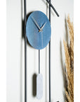 Muyika Ken: Large Metal Wall Clock - 29.5" Silent Modern Decorative Clock for Living Room, Bedroom - Hand Painted Accents Muyika Ken Metal Wall Clock: Large, Silent & Modern | [Brand]  metal wall clock, large wall clock, silent wall clock, decorative wall clock, modern wall clock, 75 cm wall clock, metal clock, hand painted wall clock, living room clock, bedroom clock, clock, wall decor, home decor, silent clock, non-ticking clock, metal art, wall art, modern design, interior design, home improvement, gifts
