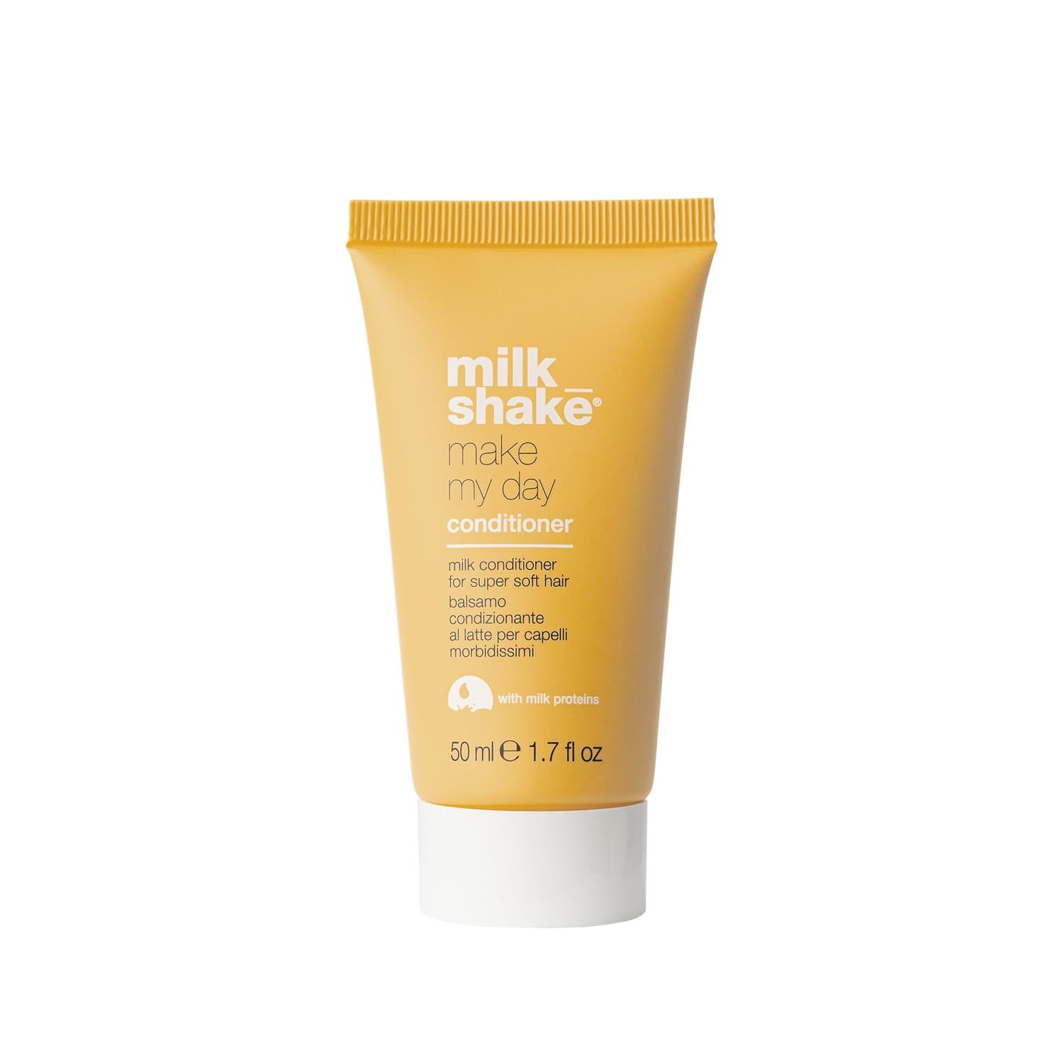 milk_shake Make My Day Hair Care Cream - Nourishing 50ml Travel Size for Dry or Damaged Hair milk_shake Make My Day Hair Care Cream 50ml milk_shake Make My Day, Hair Care Cream, 50 ml hair treatment, Hair nourishment product, Leave-in hair cream, Hair care products, Travel size hair care, Dry hair treatment, Damaged hair repair, Nourishing hair cream, Moisturizing hair product, Hair protection, milk_shake hair products, Make My Day hair care line