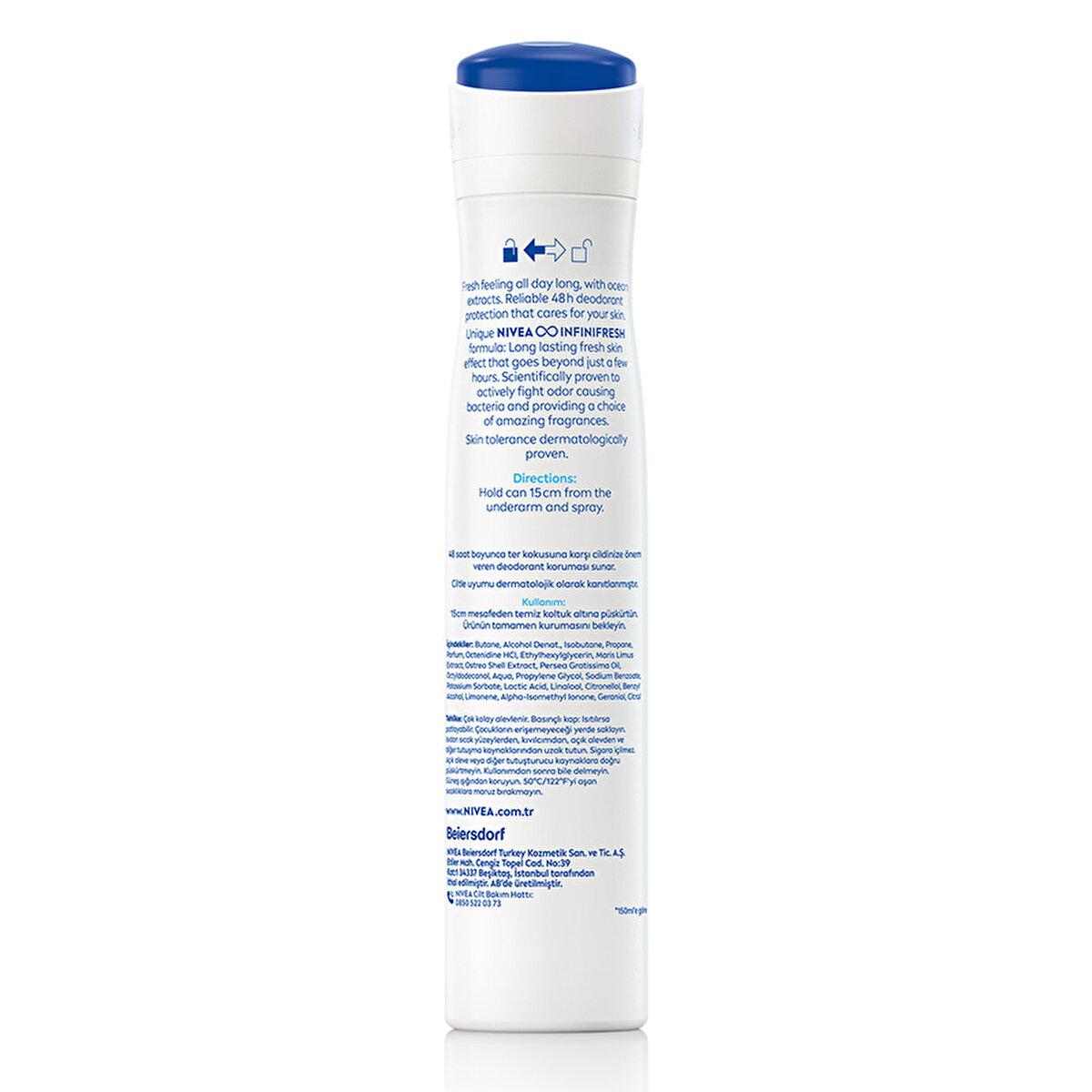 NIVEA Fresh Natural Aluminum-Free Women's Spray Deodorant: 48-Hour Odor Protection & Natural Fresh Scent - Gentle Aerosol-Free Formula NIVEA Aluminum-Free Deodorant: 48H Freshness women's spray deodorant, aluminum-free deodorant, 48-hour deodorant protection, natural deodorant for women, aerosol-free deodorant spray, fresh scent deodorant, nivea deodorant, deodorant for sensitive skin, 0% aluminum deodorant, women's odor protection, deodorant, women's deodorant, spray deodorant, natural freshness, long-last