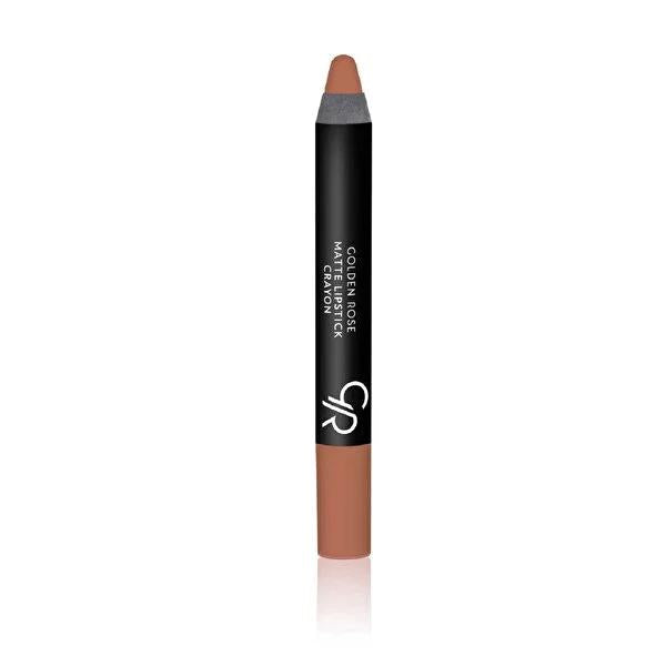 Golden Rose Matte Lipstick Crayon - Moisturizing, Long-Lasting Lip Color with Vitamin E Golden Rose Matte Lipstick Crayon - Long-Lasting & Moisturizing matte lipstick, lip crayon, moisturizing lip color, dermatologically tested cosmetics, long-lasting lipstick, Golden Rose, cosmetics, makeup, lip care, beauty products, skincare, Vitamin E, soft lips, nourished lips