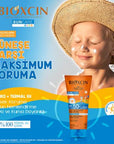Bioxcin Children's Sunscreen Lotion SPF 50+ - Hypoallergenic, Paraben-Free, Water Resistant - 6.76 fl oz Bioxcin Kids Sunscreen SPF 50+ - Hypoallergenic & Paraben-Free children's sunscreen, SPF 50+ lotion, hypoallergenic sun care, zinc oxide sunscreen, paraben-free sun protection, kids sunblock, sensitive skin sunscreen, non-comedogenic sunscreen, fragrance-free sunscreen, water resistant sunscreen, outdoor protection for kids