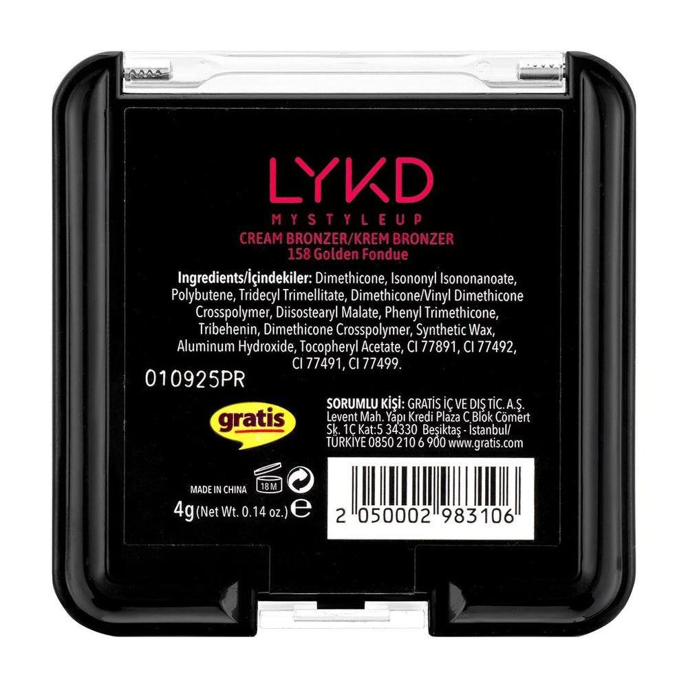LYKD Cream Bronzer Golden Fondue Sun-Kissed Glow 158