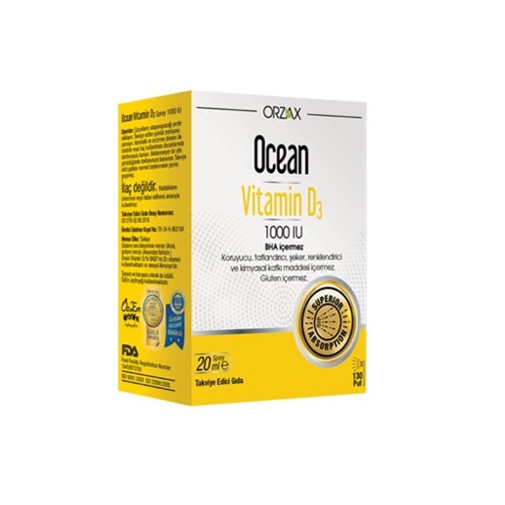 Ocean Vitamin D3 1000IU Spray 20ml - Supports Bone Health & Easy-to-Use Dietary Supplement for Adults - image 5