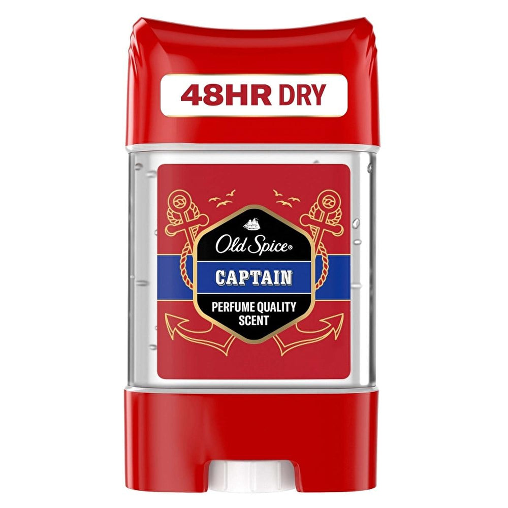 Old Spice Captain Men's Clear Gel Deodorant Stick - Long Lasting Freshness for the Modern Adventurer - Deodorant