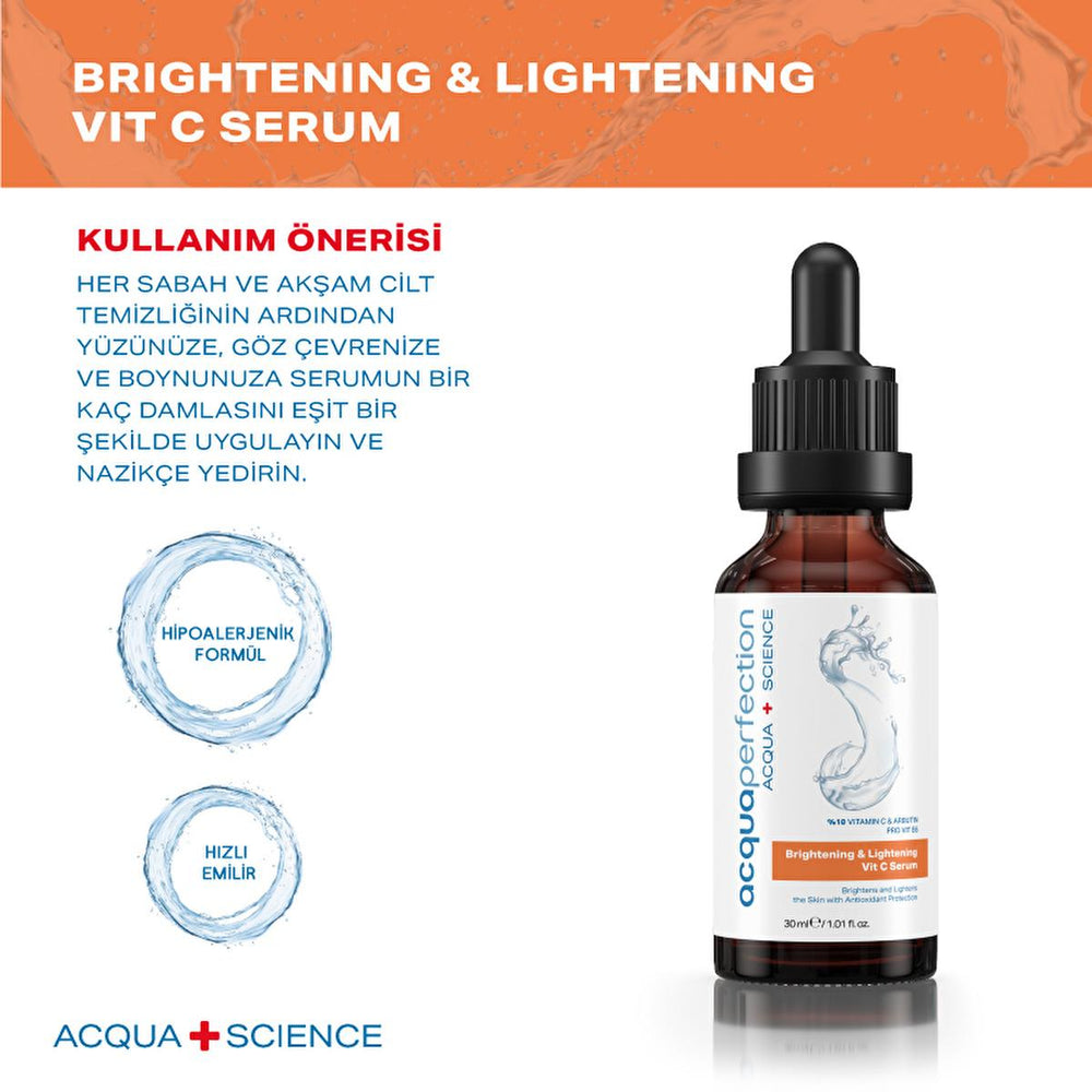 Acqua Perfection Vitamin C Serum - Brightening & Anti-Aging Skincare for Uneven Skin Tone - 30ml - view 2