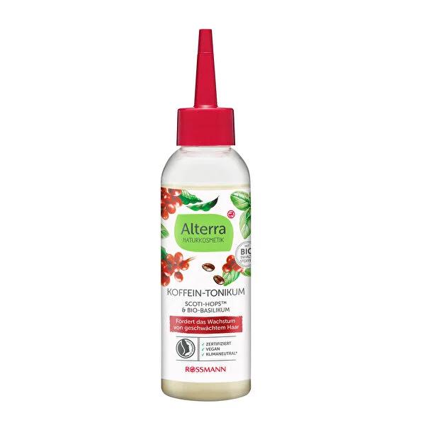 Alterra Caffeine Hair Tonic - 5.07 fl oz, Vegan & Clima-Neutral Certified for Hair Growth & Nourishment Alterra Caffeine Hair Tonic - Vegan & Eco-Friendly hair tonic, caffeine hair care, vegan hair products, natural hair care, clima-neutral cosmetics, hair growth, hair nourishment, vegan cosmetics, natural ingredients, eco-friendly hair care