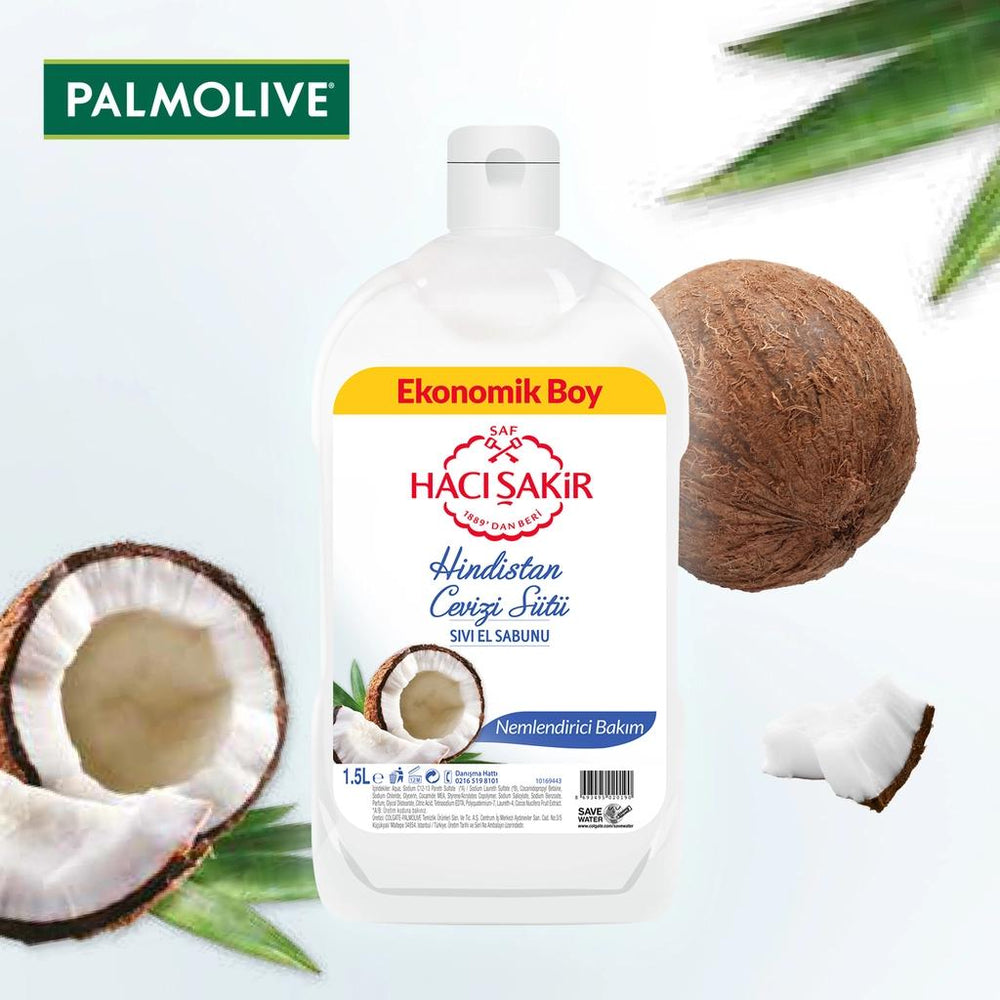 Haci Sakir Coconut Liquid Hand Soap 1500 ml
