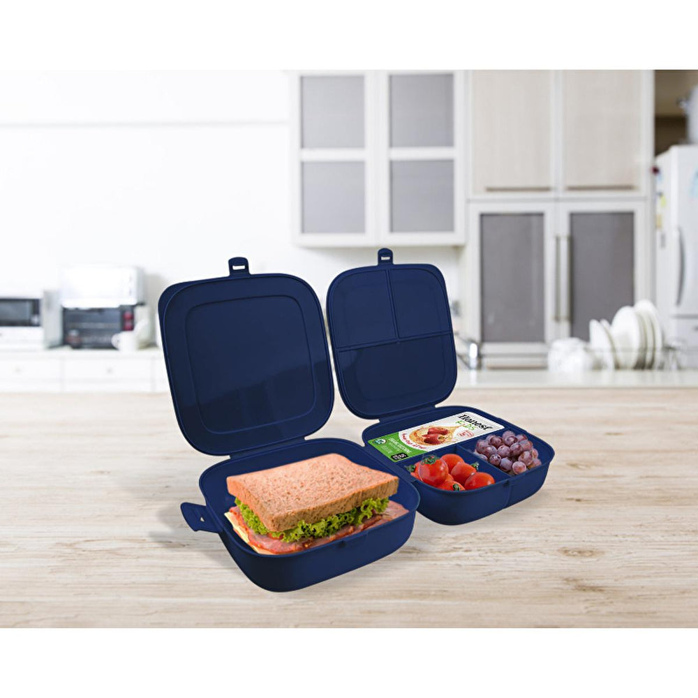 Decobella Double-Lid Food Container - Portable, Compartmentalized Lunch Box for Kids and Adults - view 5