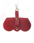 Mood Club Red Eyeglass Case Soft Protective Sleeve