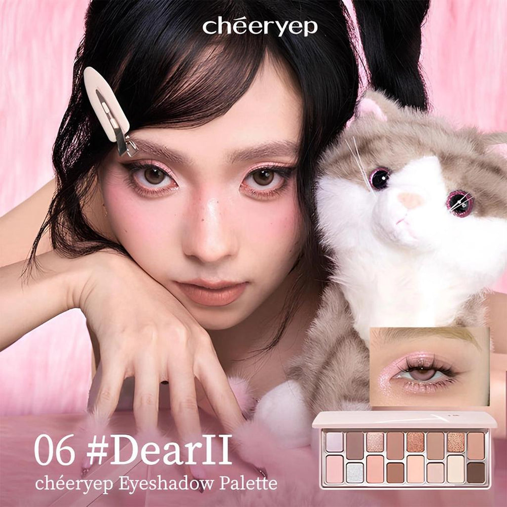 Cheeryep Eyeshadow Palette 06 DearII Pigmented Colors