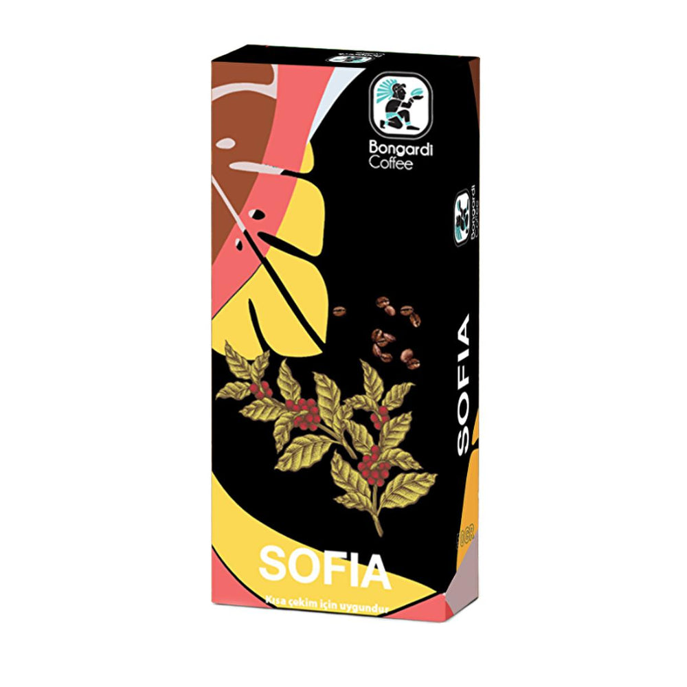 Bongardi Sofia Blend Coffee Capsules - 10 Count Nespresso Compatible Pods, Premium Rich Aroma Coffee - Vitamin & Supplement
