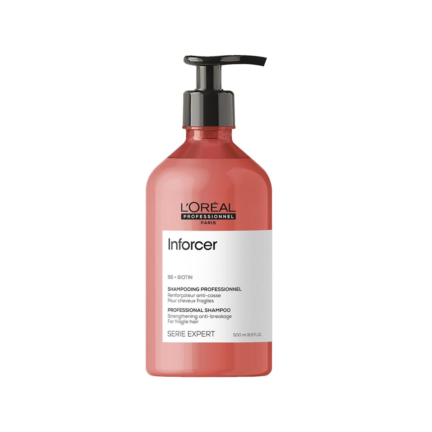 Loreal Professionnel Inforcer: Anti Breakage Hair Strengthening Shampoo (500ml) – Reduce Breakage & Split Ends for Stronger, Healthier Hair! Loreal Inforcer Shampoo: Strengthen Hair & Prevent Breakage hair strengthening shampoo, anti breakage shampoo, shampoo for brittle hair, professional hair shampoo, hair breakage prevention, Loreal Inforcer shampoo, hair strengthening products, split end repair shampoo, hair shampoo, hair care, brittle hair, weak hair, damaged hair, split ends, hair repair, hair treatme
