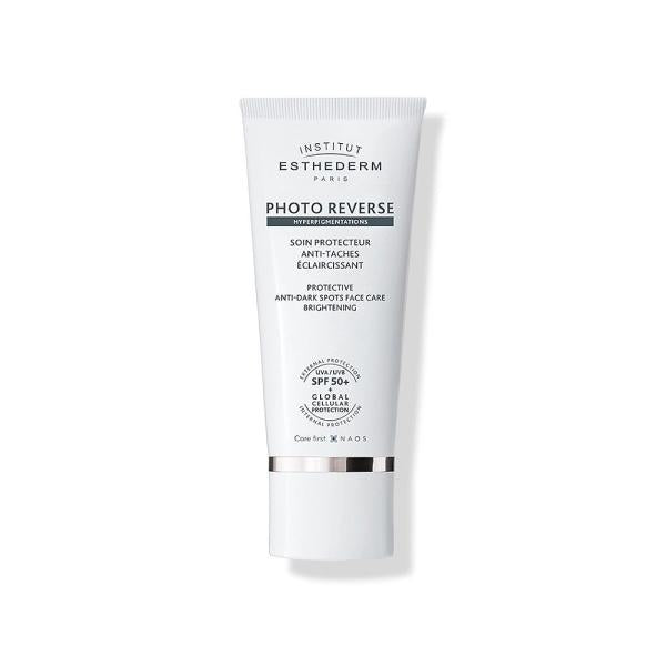 Esthederm Photo Reverse Sunscreen Cream 50ml - Moisturizing, Anti-Aging, UV Protection Esthederm Sunscreen Cream - Moisturizing & Anti-Aging sunscreen cream, sun protection, moisturizing sunscreen, anti-aging sunscreen, skin tone evenness, UV protection, face care, skincare, cosmetics, Esthederm, photo reverse, sun care, dermatologist recommended, daily skincare, anti-aging skin care