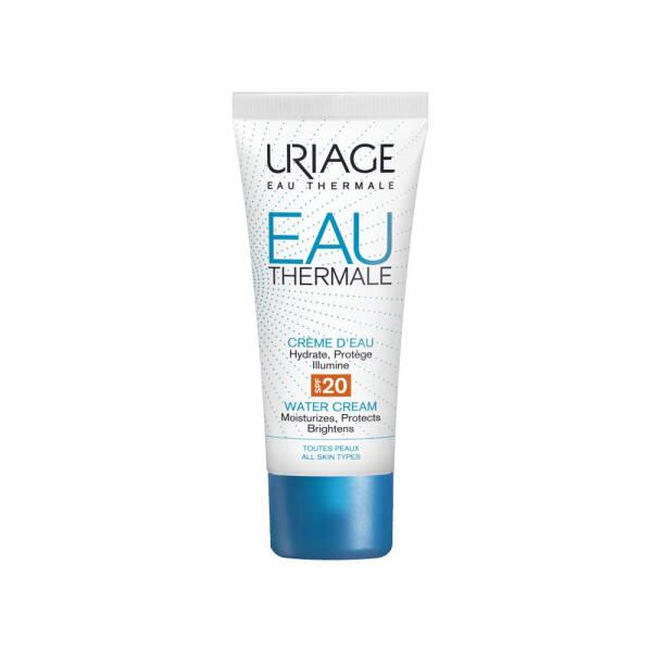 Uriage Eau Thermale Light Water Cream SPF20 40ml - Lightweight Moisturizing Cream with SPF20 Protection - Face Cream