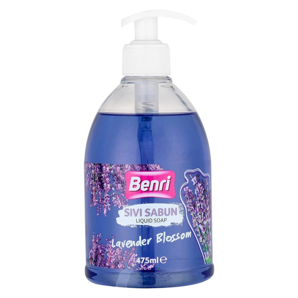 Benri Lavender Blossom Liquid Hand Soap Soothing Clean 475 ml
