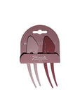 Janeke Large Pink Double Hair Clips for Secure Hold 2-Pack