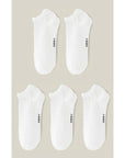 Ozzy Socks Women's 5-Pack Seamless Cotton Socks - Comfortable Footwear for Women, Sizes 36/40