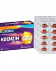 Osende Coenzyme Q10 100mg Dietary Supplement - 30 Softgel Capsules for Antioxidant Support & Cardiovascular Health Osende CoQ10 100mg Supplement for Heart Health Coenzyme Q10 supplement, Ubiquinone 100mg, Dietary antioxidant support, Cardiovascular health supplement, Softgel capsules, Antioxidant support, Cardiovascular health, Health supplements, Wellness products, Dietary supplements, CoQ10 benefits