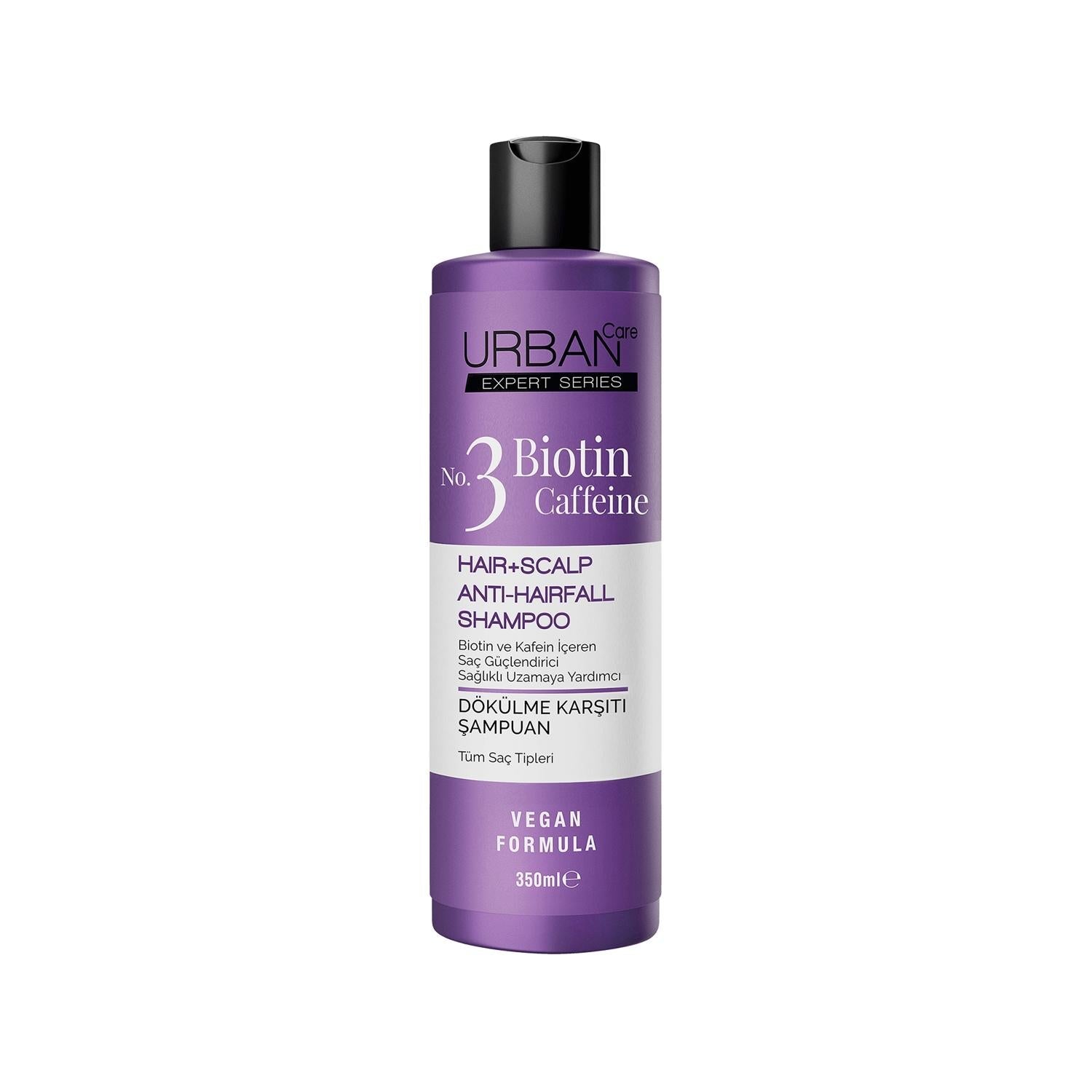 Urban Care Expert Series Biotin and Caffeine Shampoo - Nourishing, Sulfate-Free, 11.83 fl oz - image 3