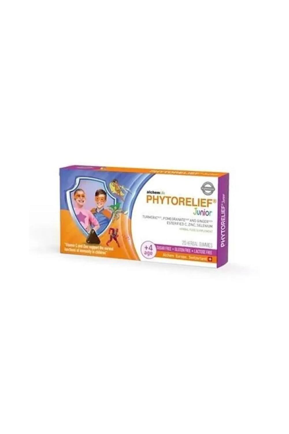 Phytorelief Junior Dietary Supplement for Children - Natural Immune System Support Gummies with Turmeric, Ginger & Vitamin C Phytorelief Junior Immune Support Gummies for Kids children's dietary supplement, natural health supplement, immune system support, gummy vitamins for kids, Vitamin C supplement, health and wellness, natural ingredients, dietary supplement for kids, immune support, children's health