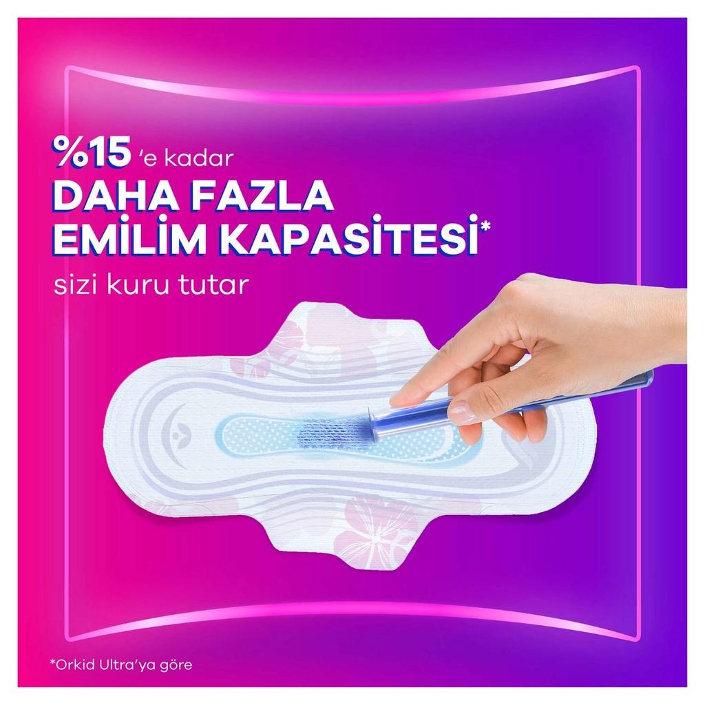 Orkid Platinum Night Size 3 Sanitary Pads 10 Count