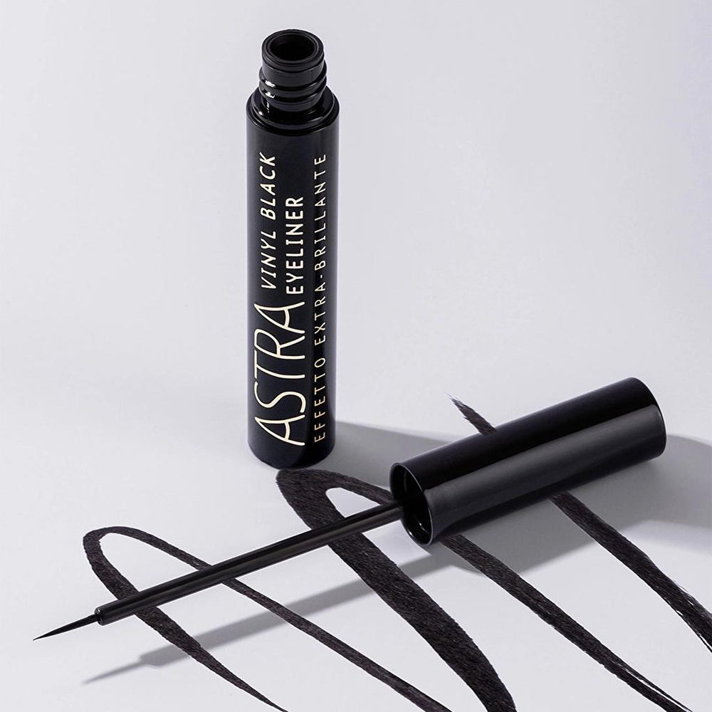 Astra Vinyl Black Eyeliner for High-Shine Definition