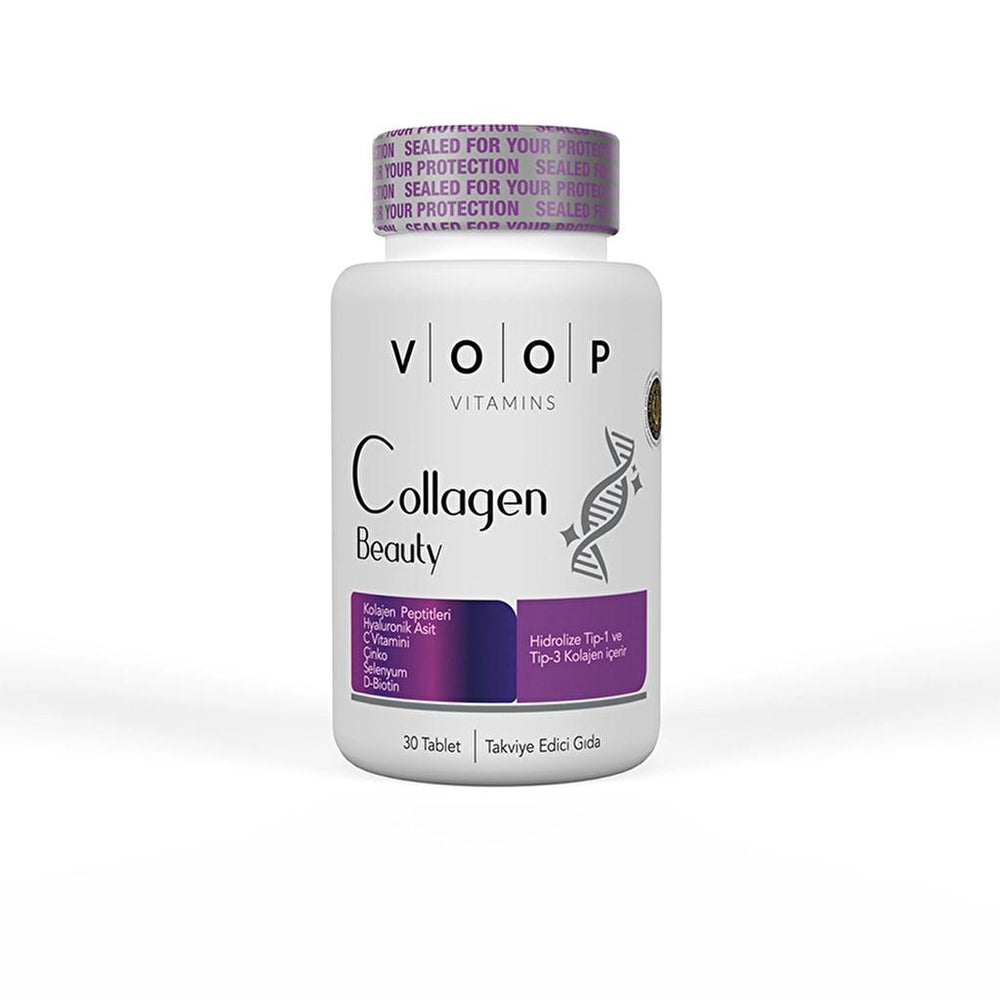 Voop Collagen Beauty Supplement with Vitamin C 30 Tablets