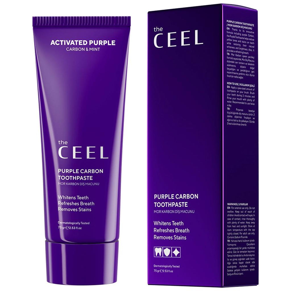 The Ceel Purple Carbon Teeth Whitening Toothpaste 75g