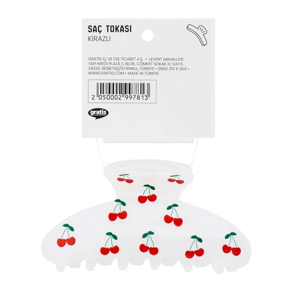 Eklips Cherry Claw Clip Cute Hair Accessory for Secure Hold