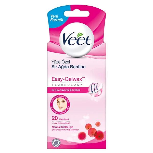 Veet Hair Removal Wax Strips for Face - Smooth Skin, Easy to Use, 20 Strips Veet Wax Strips for Smooth Facial Skin hair removal wax strips, Veet wax strips, facial hair removal, smooth skin, at-home waxing, wax strips for sensitive skin, hair removal for women, beauty and personal care, skincare, grooming