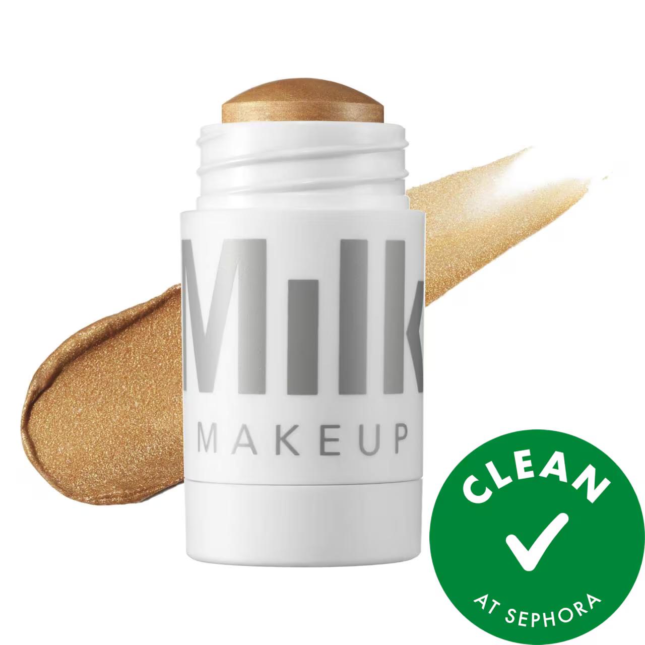 Dewy Cream Highlighter Stick - Nourishing Formula for Natural Glow | Clean Beauty, Buildable Coverage Dewy Cream Highlighter Stick - Nourishing & Buildable Glow cream highlighter, clean beauty, nourishing makeup, buildable highlighter, natural glow, makeup, face makeup, highlighter, luminous makeup, skincare-infused makeup, mango butter, peach nectar, avocado oil, Milk Melt Technology, compact makeup, travel-friendly, sustainable beauty, radiant glow, healthy glow, everyday makeup, special occasion makeup