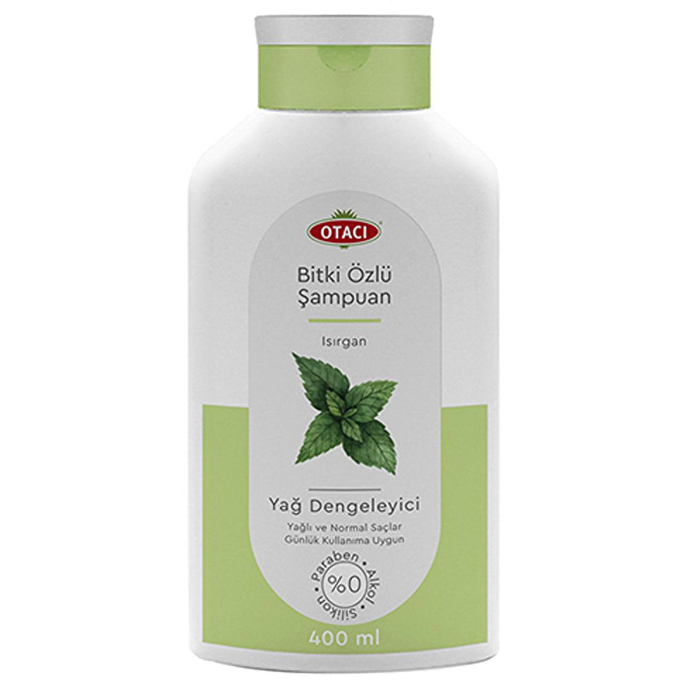 Otacı Nettle Shampoo - Sebum Balancing for Oily & Normal Hair, 13.53 fl oz - Shampoo