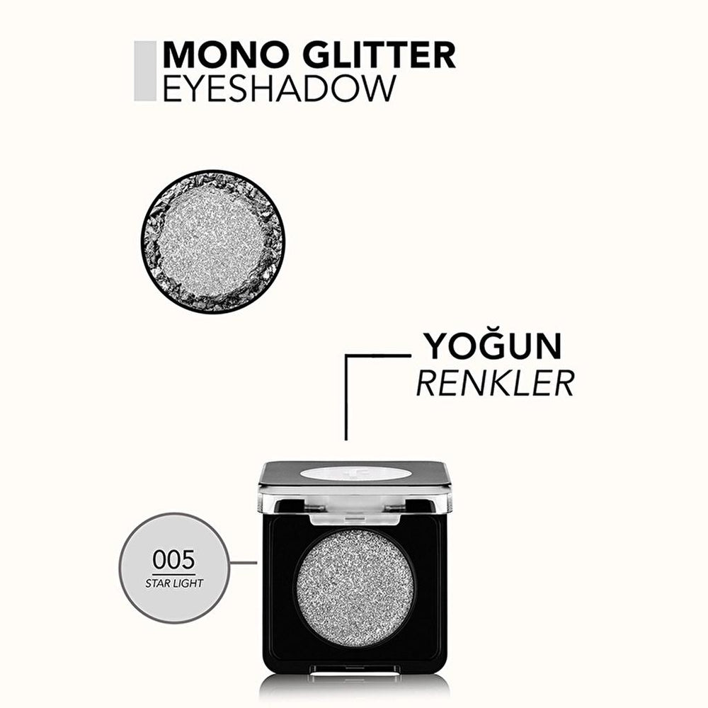 Flormar Mono Metallic Eyeshadow 005 Star Light 4g