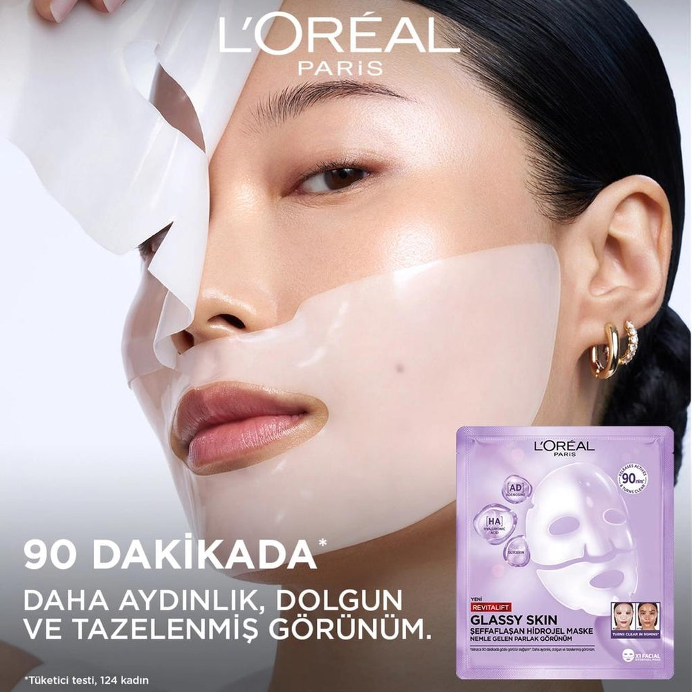 L'Oreal Paris Revitalift Glassy Skin Hydrogel Mask 1 Unit